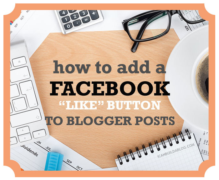 facebook like button to blogger